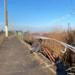В Мелитополе пьяный водитель «слетел» с моста и остался жив