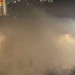 В городе Алматы произошли стычки протестующих с полицией: центр города в дыму