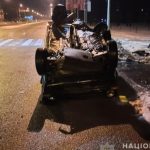 Тяжело травмированный грудничок, пьяный водитель и перевернутое авто: в Днепре произошло ДТП с участием четырех автомобилей